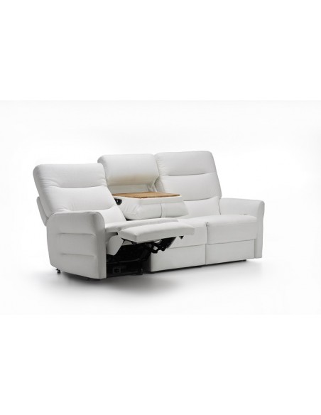 AURIAC - Canapé angle 1 relax, option tétière électrique