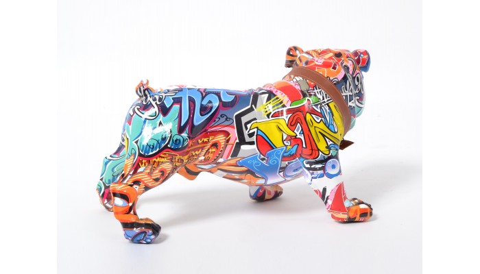 STREET-ART chien debout 18 cm