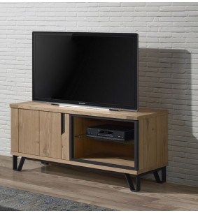 ESCALE - Meuble TV Hifi 1 porte - 1 niche 2