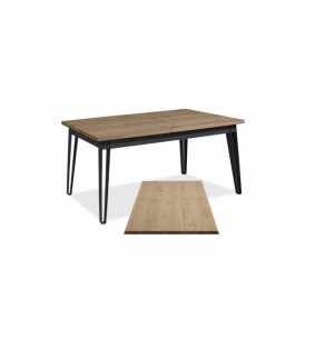 ESCALE - Table rectangle en 160 x 90 cm + allonge...