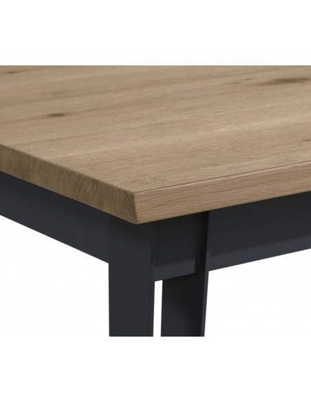 ESCALE - Table rectangle en 190 x 100 cm + allonge papillon de 80 cm