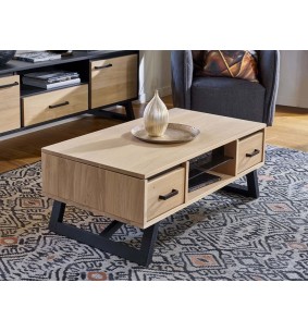 TOUAREG - Table basse Dinette 2 coffres 1 niche 2
