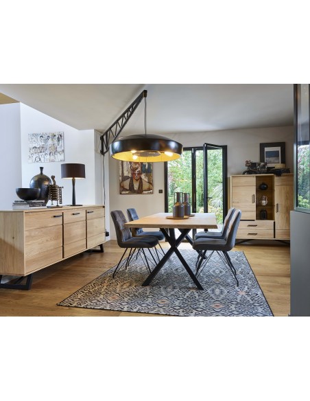 TOUAREG - Table basse Dinette 2 coffres 1 niche