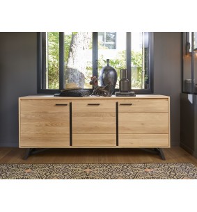 TOUAREG - Bahut 3 portes SANS tiroir GRAND modèle