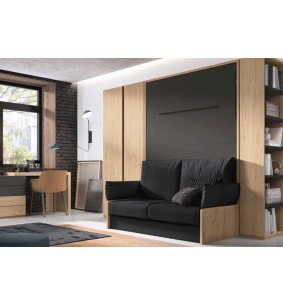 EOS - Armoire lit autoportante avec banquette 2
