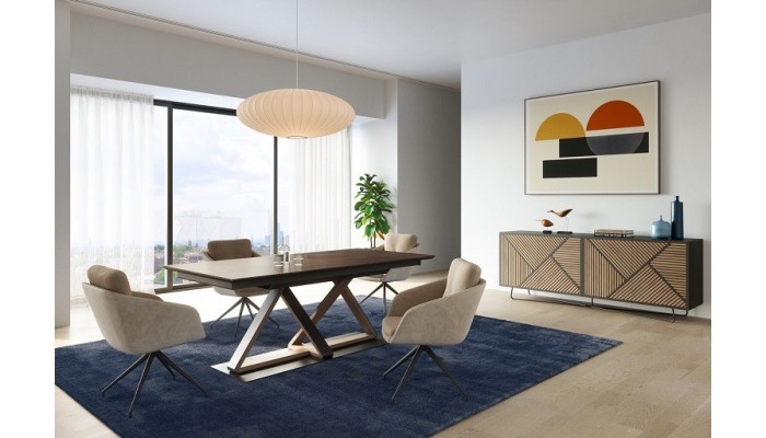 SEIDE - Chaise Capri Pivotante