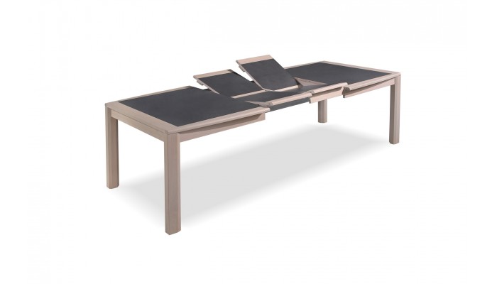 MILE - Table tonneau 160 cm x 96 cm + 2...