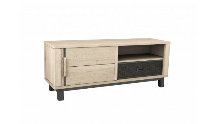 ARDEN - Meuble TV Hifi 1 porte - 1 tiroir - 1...