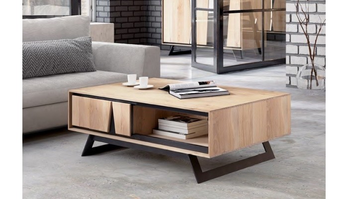 CUTTING - Table salon 1 tiroir