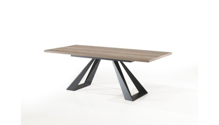 MOUNT - Table droite fixe - pied métal 220 cm x...