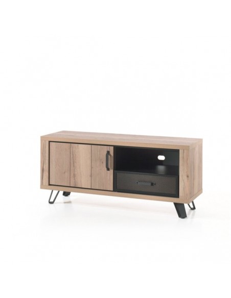 MOUNT- Meuble tv petit - 1 porte - 1 tiroir - 1 niche