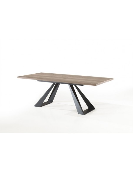 MOUNT - Table droite fixe - pied métal 200 cm x 100 cm