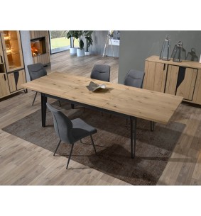 ETAPE - Table rectangle en 190 x 100 cm + allonge...