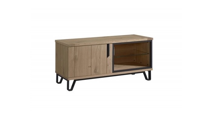 ETAPE - Meuble TV Hifi 1 porte - 1 niche