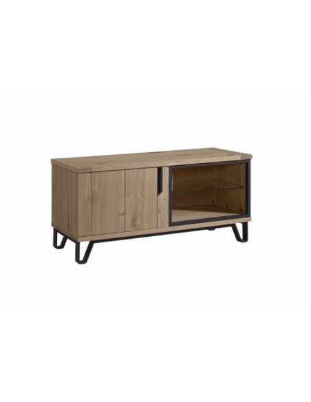 ETAPE - Meuble TV Hifi 1 porte - 1 niche