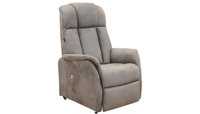 ENGIE - Fauteuil relax et releveur bi-moteurs tissu microfibre 