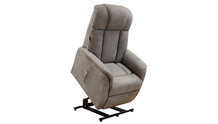 ENGIE - Fauteuil relax et releveur bi-moteurs tissu microfibre 