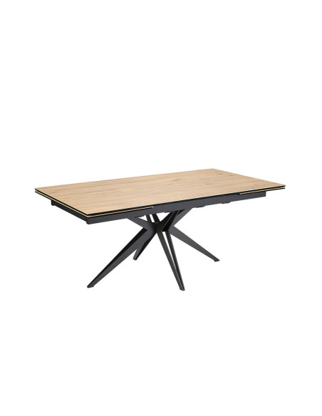 Primevère - Table de séjour extensible pieds en épingle 