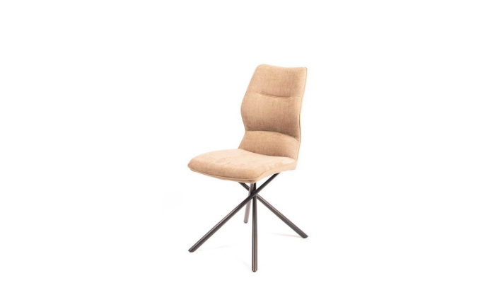 WISH - Chaise en tissu et simili cuir avec...