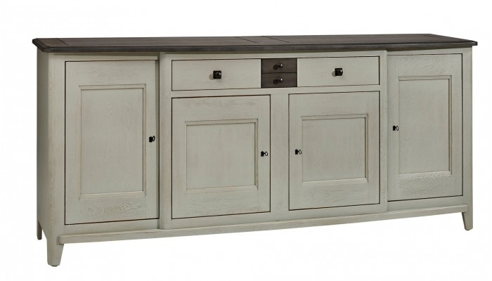 RAFFINE - Buffet enfilade 4 portes 1 tiroir...